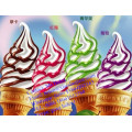 3 Flavors Soft Rainbow Ice Cream Machine